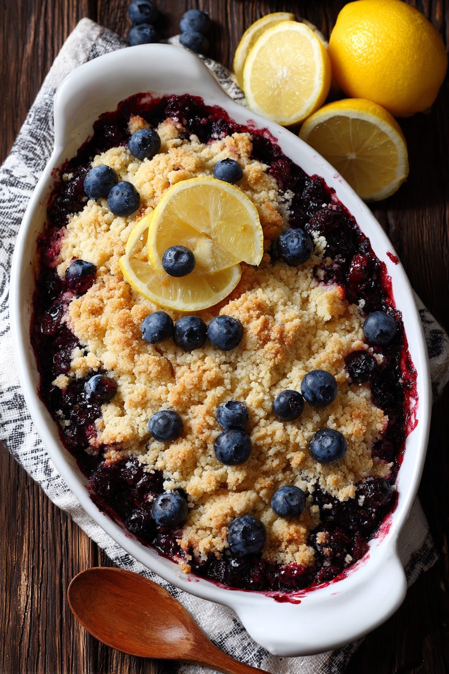 Lemon Blueberry Dump Cake Recipe – Recipecs