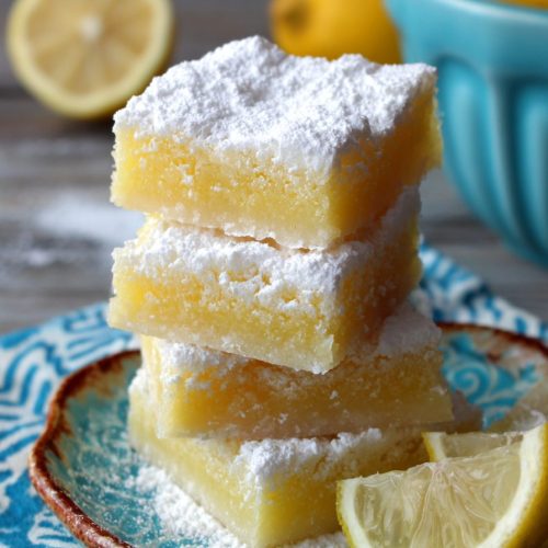 Lemon Crinkle Bars Recipe