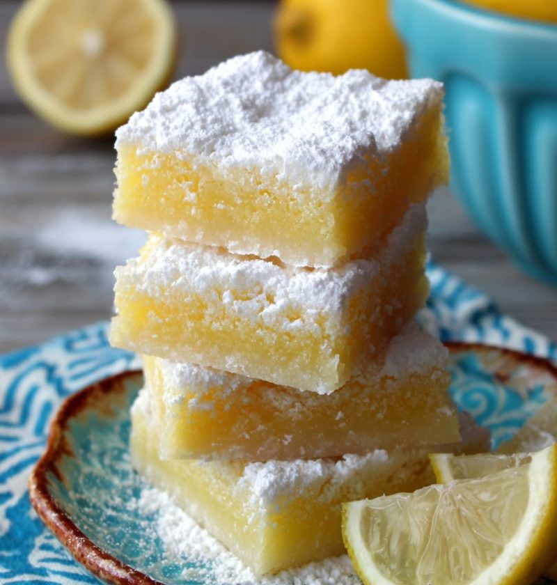 Lemon Crinkle Bars Recipe