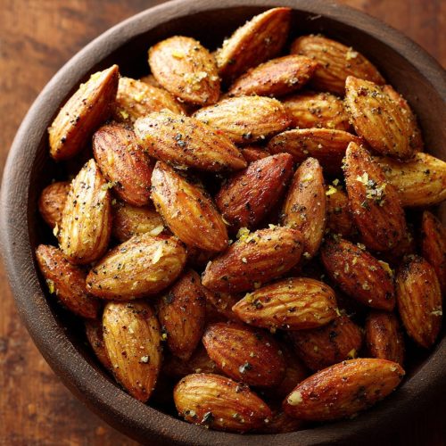 Lemon Pepper Almonds Recipe