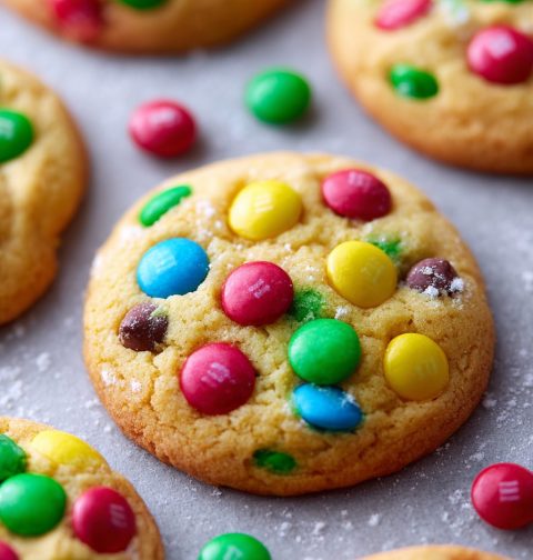 M&M Christmas Cookies Recipe
