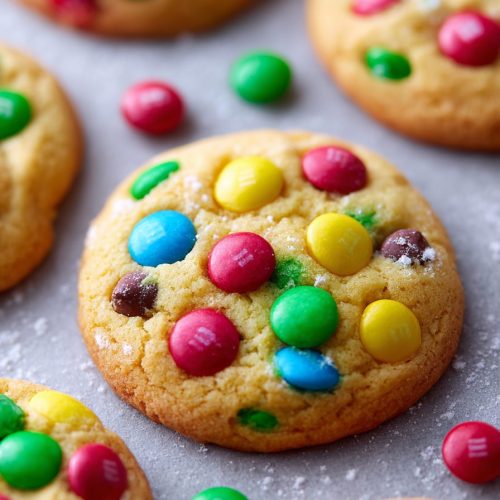M&M Christmas Cookies Recipe