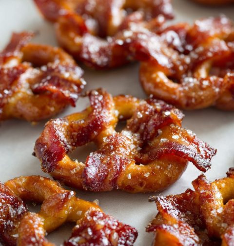 Maple Bacon Pretzels Recipe