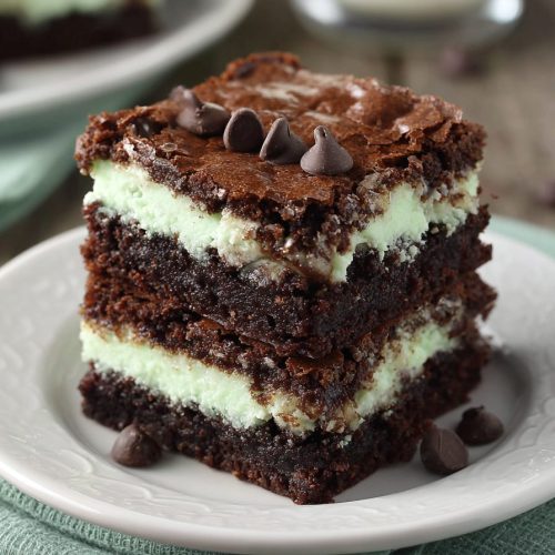 Mint Chocolate Chip Brownies Recipe
