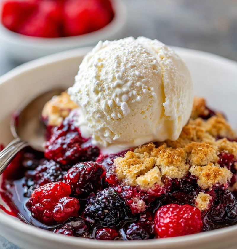 Mixed Berry Cobbler Recipe