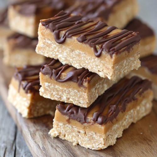 No Bake Peanut Butter Bars Recipe
