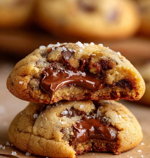 Nutella Stuffed Cookies Recipe