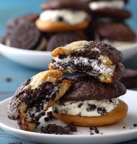 Oreo Stuffed Cookies Recipe