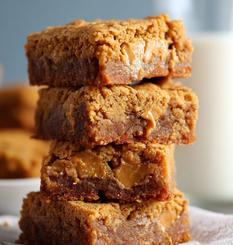Peanut Butter Blondies Recipe