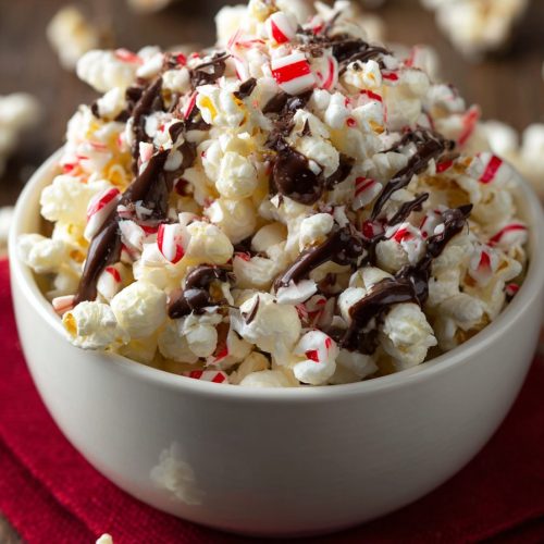Peppermint Bark Popcorn Recipe