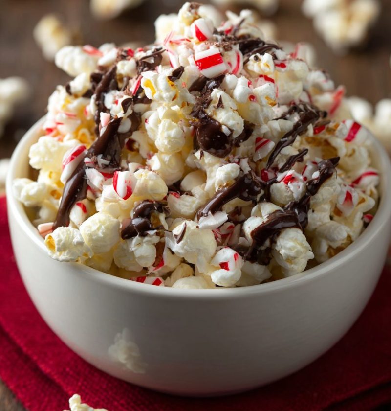 Peppermint Bark Popcorn Recipe