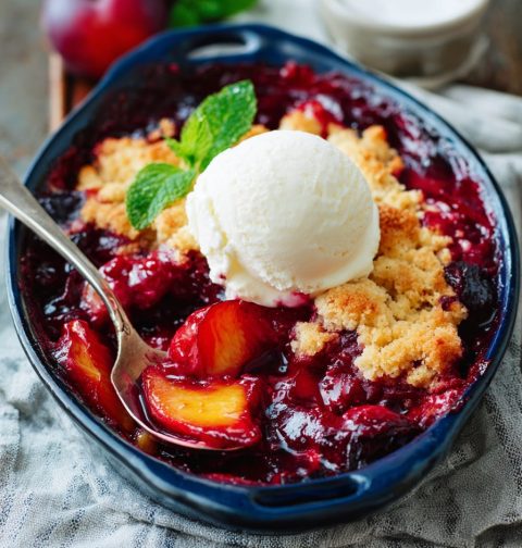 Plum Cobbler Recipe