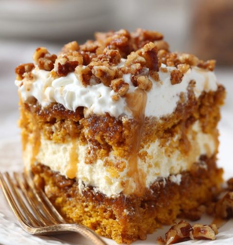 Pumpkin Crunch Cake Recipe