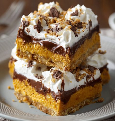 Pumpkin Lush Bars Recipe