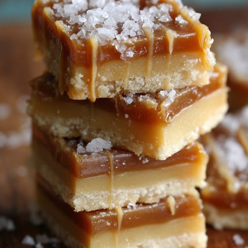 Salted Caramel Butter Bars Recipe