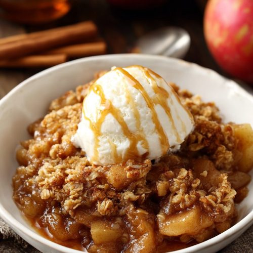 Slow Cooker Apple Crisp Recipe