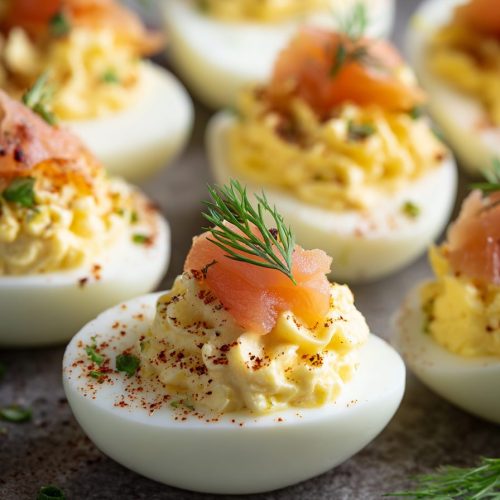 Smoked Salmon Deviled Eggs Recipe