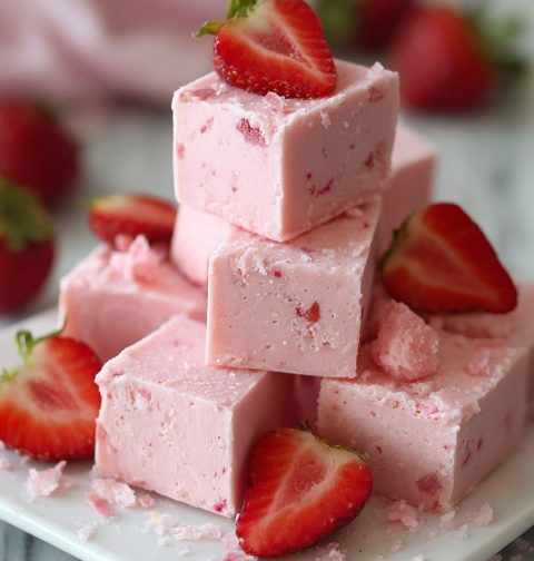 Strawberry Fudge Recipe