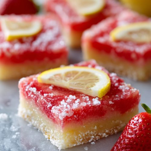 Strawberry Lemonade Bars Recipe