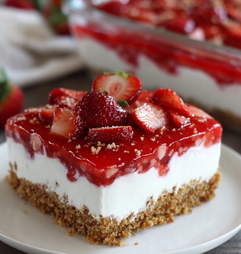 Strawberry Pretzel Salad Recipe