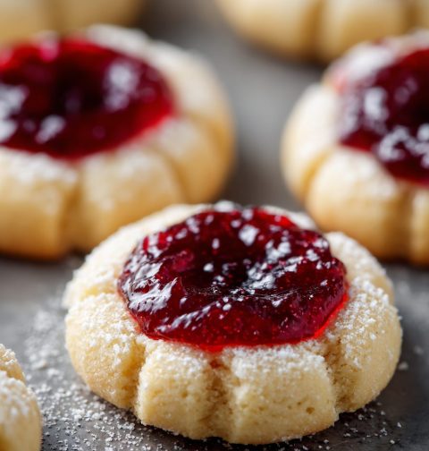 Thumbprint Cookies with Jam Recipe
