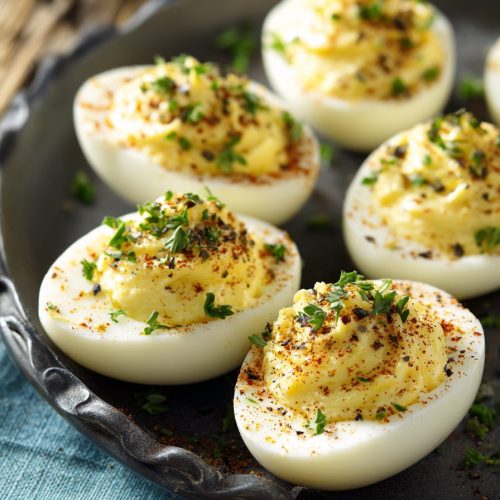Truffle Deviled Eggs Recipe