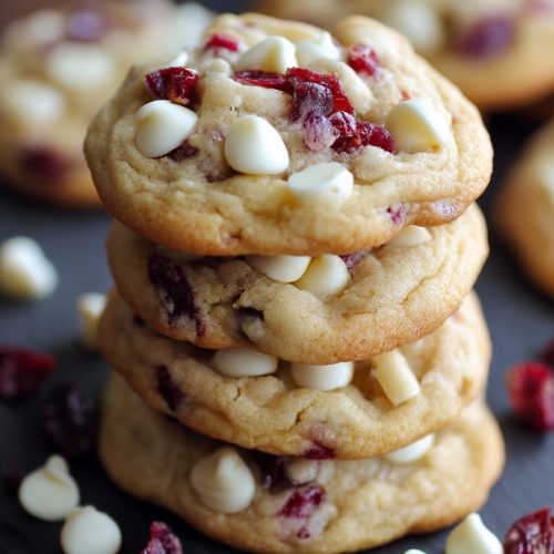 White Chocolate Cranberry Cookies Recipe