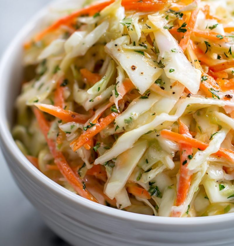 Apple Cider Vinegar Coleslaw Recipe