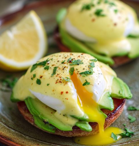 Avocado Eggs Benedict Recipe