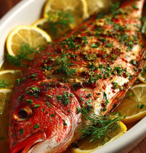 Baked Red Snapper Recipe