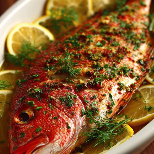Baked Red Snapper Recipe