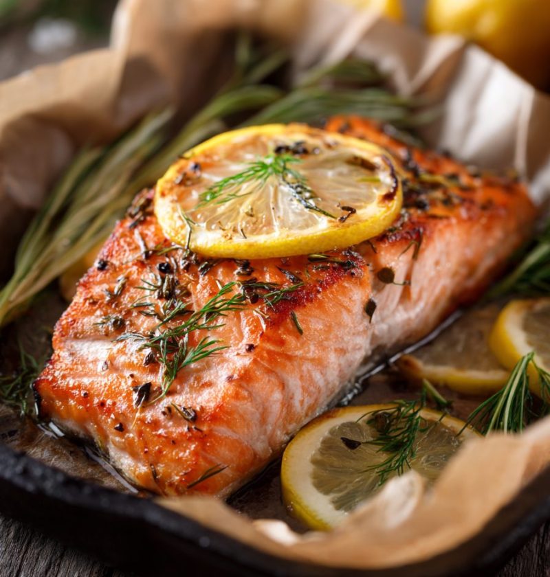 Baked Salmon With Lemon Dill Recipe