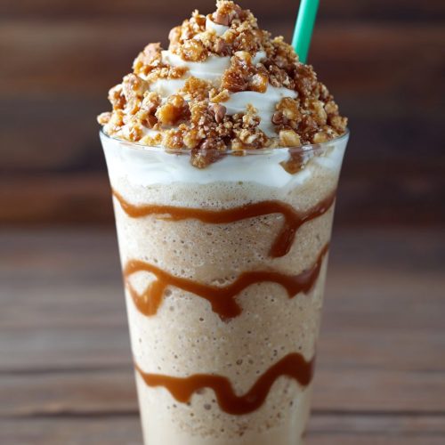 Caramel Ribbon Crunch Frappuccino Recipe
