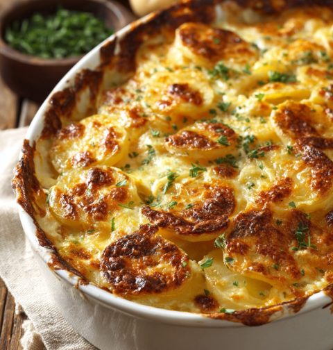 Cheesy Scalloped Potatoes Recipe