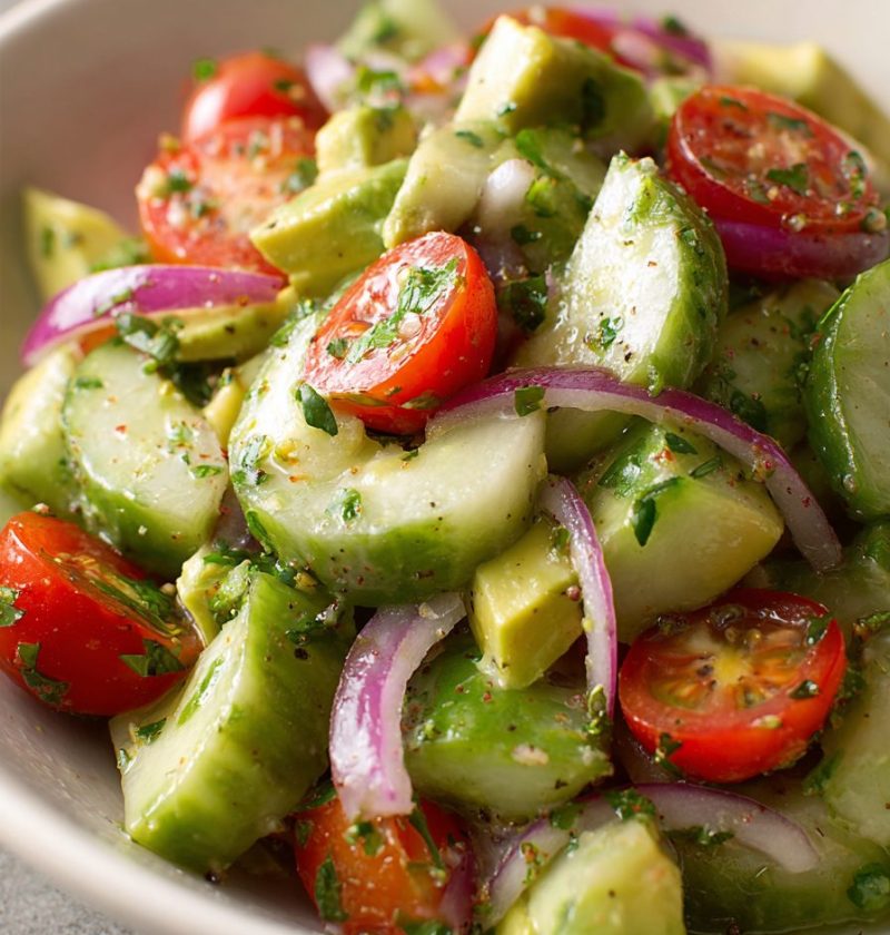 Cucumber Avocado Salad Recipe