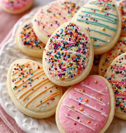 Easter Egg Sugar Cookies Recipe