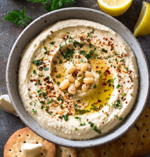 Garlic Hummus Recipe No Tahini