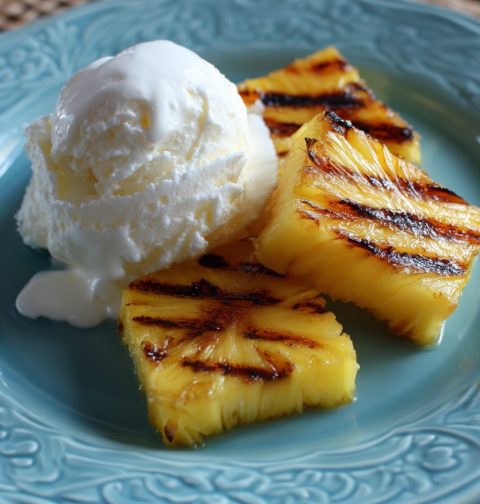 Grilled Pineapple Dessert Recipe