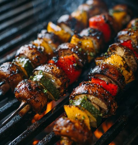 Grilled Veggie Kabobs Recipe
