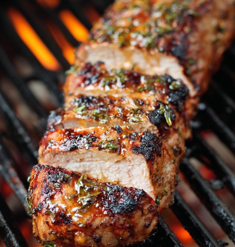 Honey Mustard Grilled Pork Tenderloin Recipe