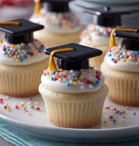 Mini Graduation Cupcakes Recipe