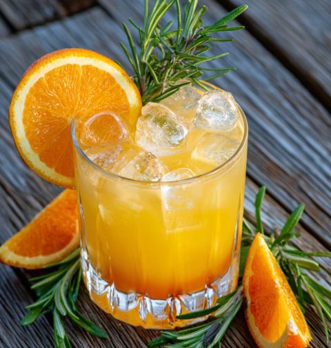 Orange Rosemary Drink Recipe