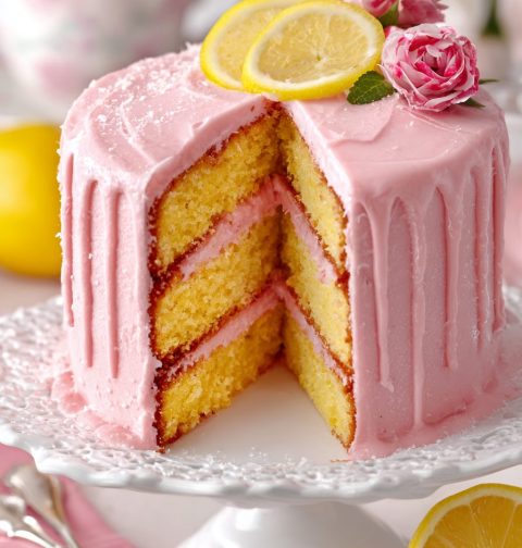 Pink Lemonade Cake Recipe
