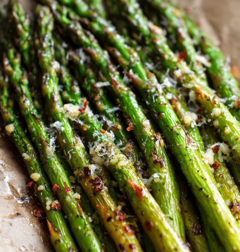 Roasted Asparagus With Garlic Butter Recipe