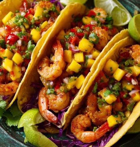 Shrimp Tacos With Mango Salsa Recipe