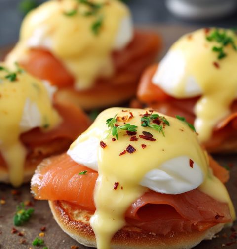 Smoked Salmon Eggs Benedict Recipe