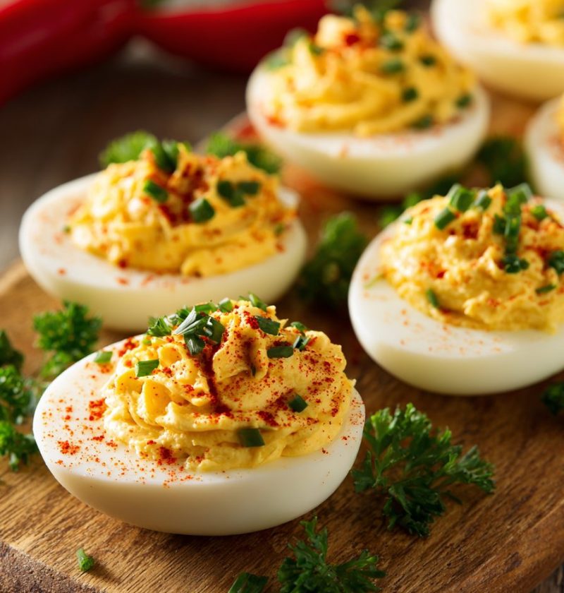 Spicy Deviled Eggs Recipe