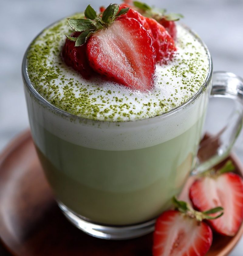 Strawberry Matcha Latte Recipe