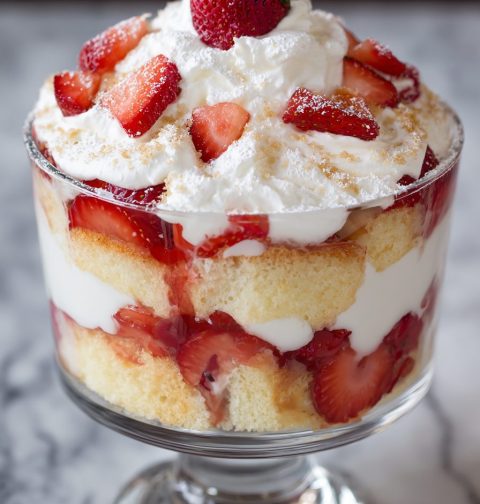 Strawberry Shortcake Trifle Recipe
