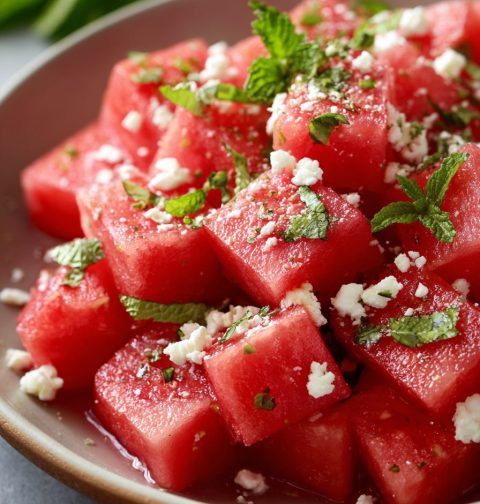 Watermelon Feta Salad Recipe